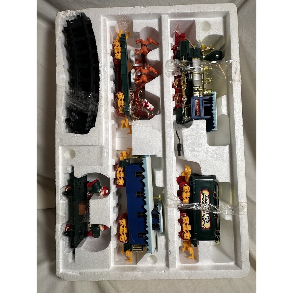 Vtg. Toy State North Pole Christmas Express Animated & Music‎ Train Parts/Read!